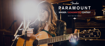In Kooperation mit Backstage PRO - FENDER veranstaltet den Paramount Singer & Songwriter Contest 2016 